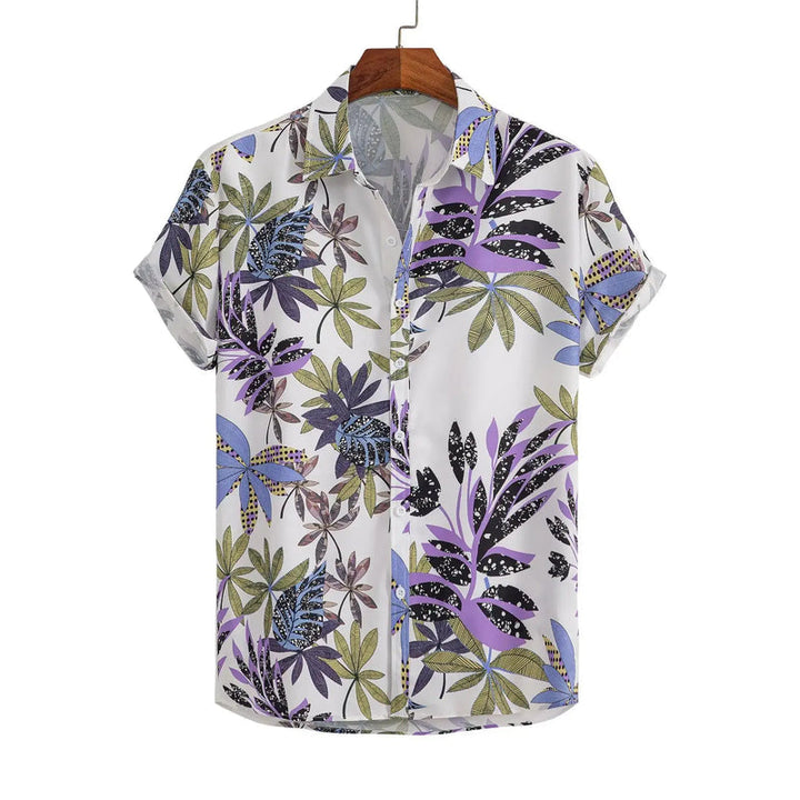 Heren Shirt | Tropische Bloemenprint | Resort Stijl | Zomer