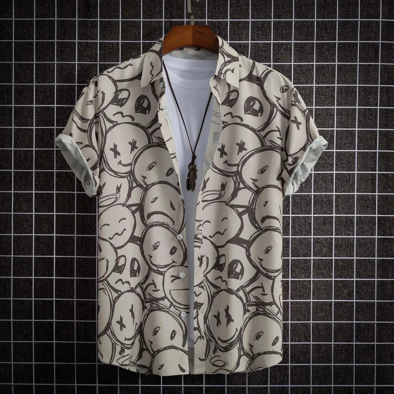 Heren Shirt | Tropische Bloemenprint | Resort Stijl | Zomer