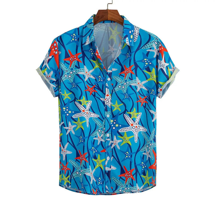 Heren Shirt | Tropische Bloemenprint | Resort Stijl | Zomer