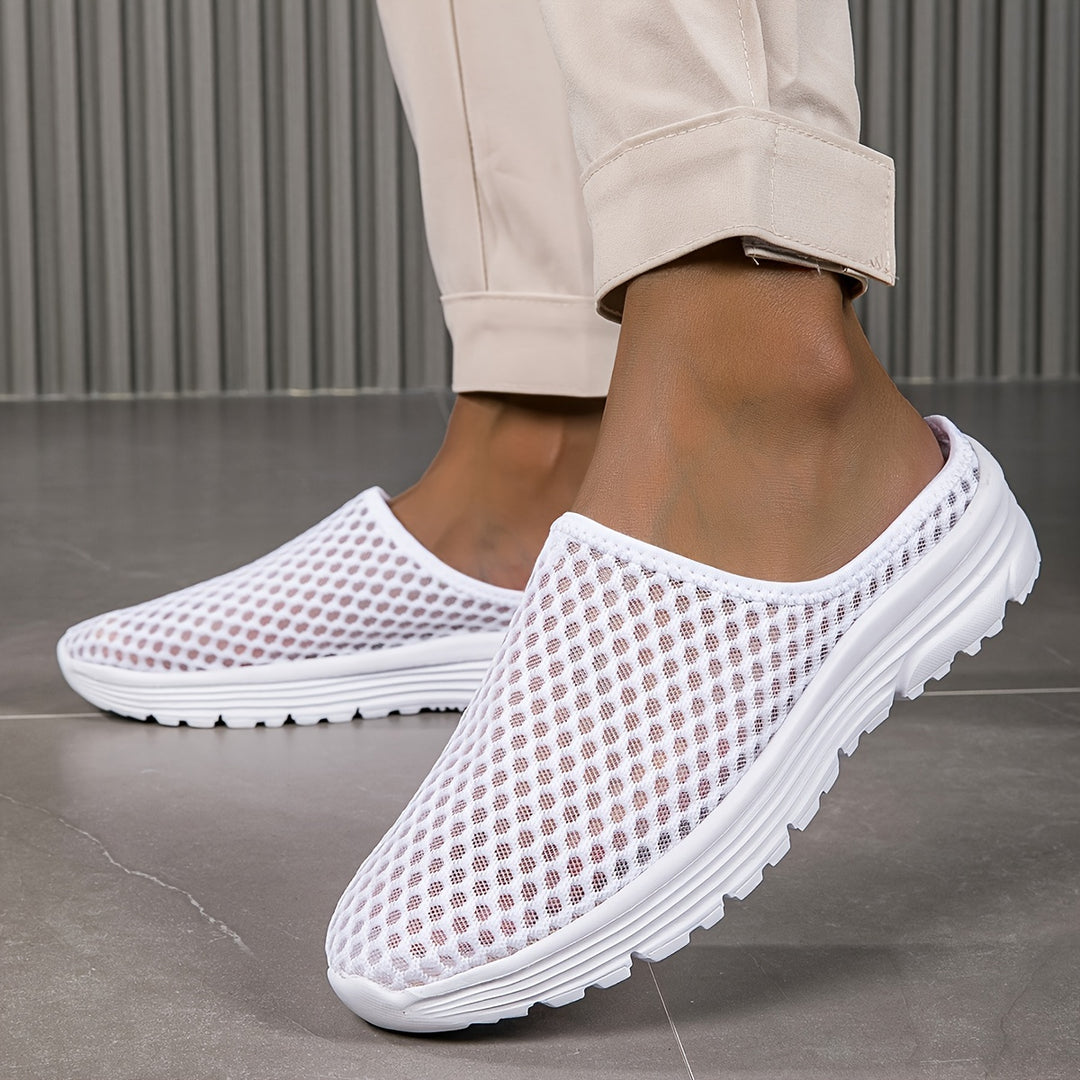 Heren Pantoffels | Instapper met Hol Design | Ademend Mesh | Lichtgewicht & Duurzaam