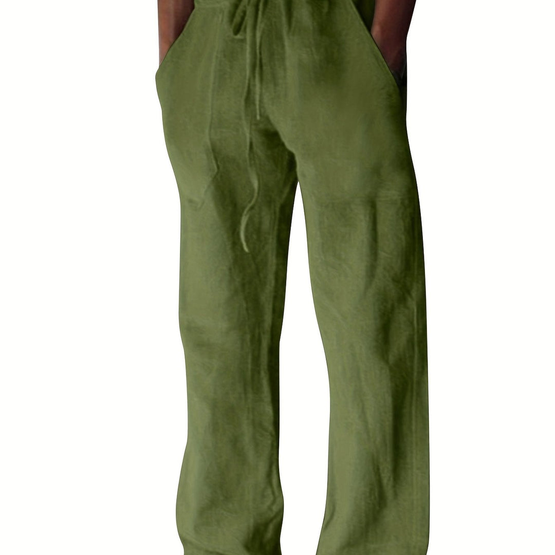 Heren Broek  | Losse Pasvorm & Trekkoord | Lente & Zomer | Casual & Yoga