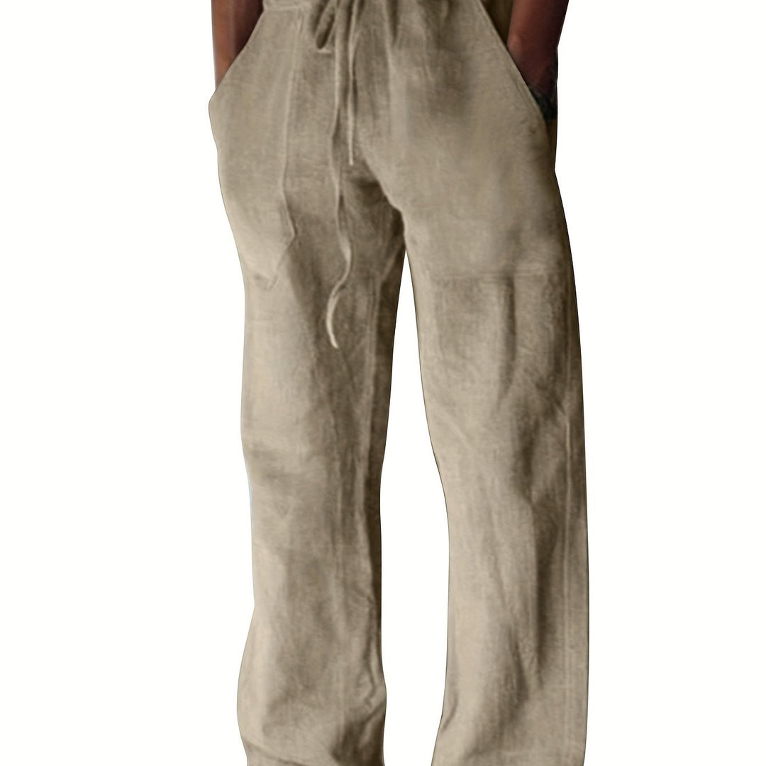 Heren Broek  | Losse Pasvorm & Trekkoord | Lente & Zomer | Casual & Yoga