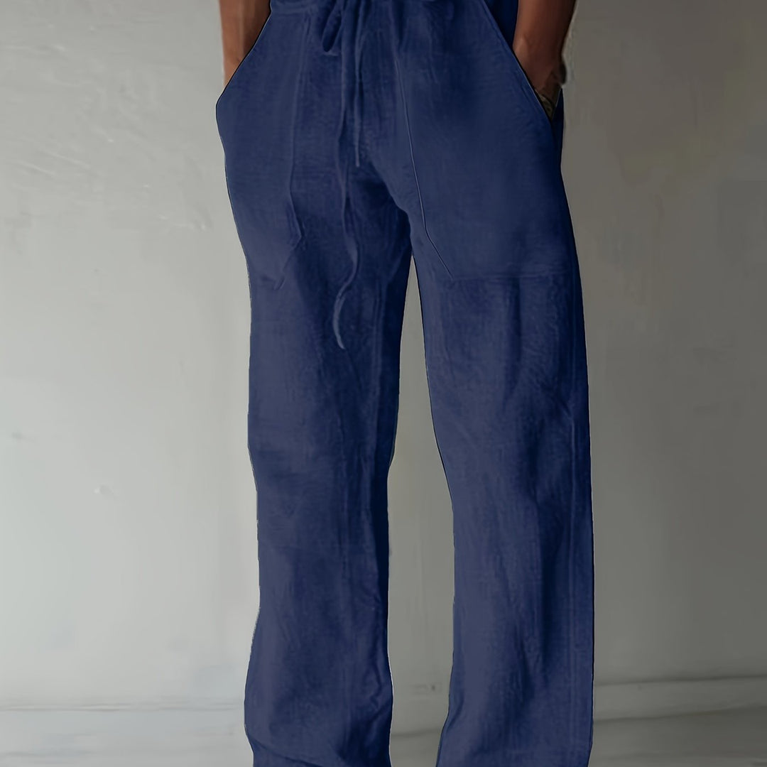 Heren Broek  | Losse Pasvorm & Trekkoord | Lente & Zomer | Casual & Yoga