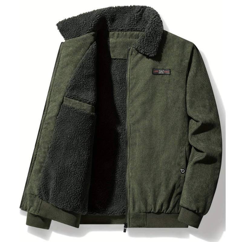 Winterjas Heren | Vintage Jas | Warm met Reverse kraag