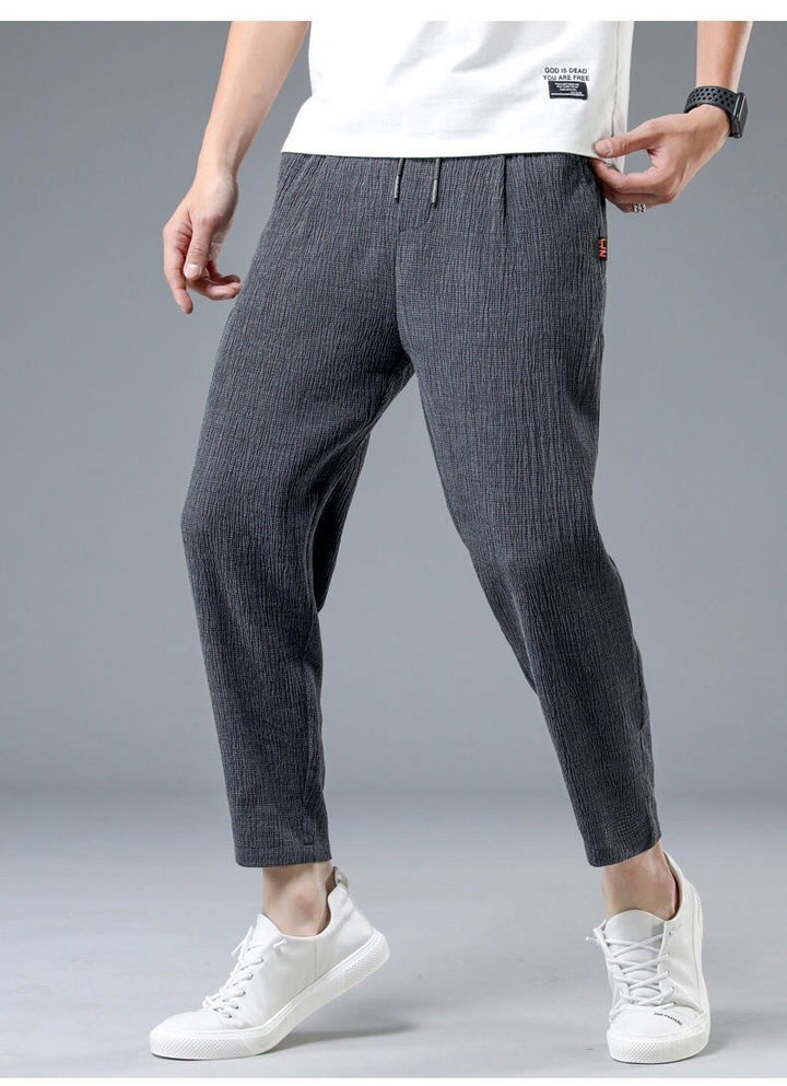 Heren Broek | Tapered Elegant | Elastische Taille | Zomer