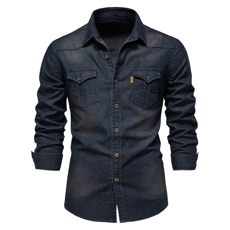 Heren Shirt | Slimfit | Lange Mouw |  Lange mouwen