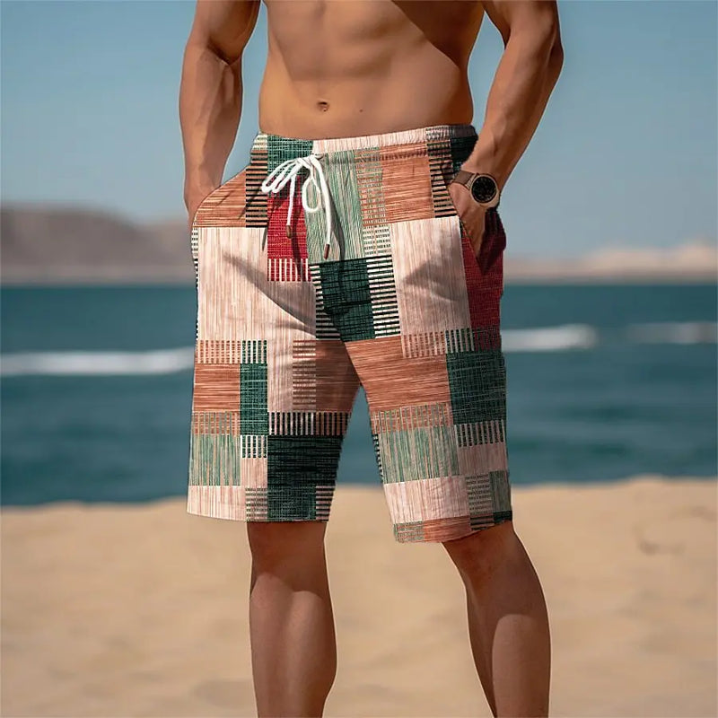 Heren Short | Retro | Trekkoord | Zomer