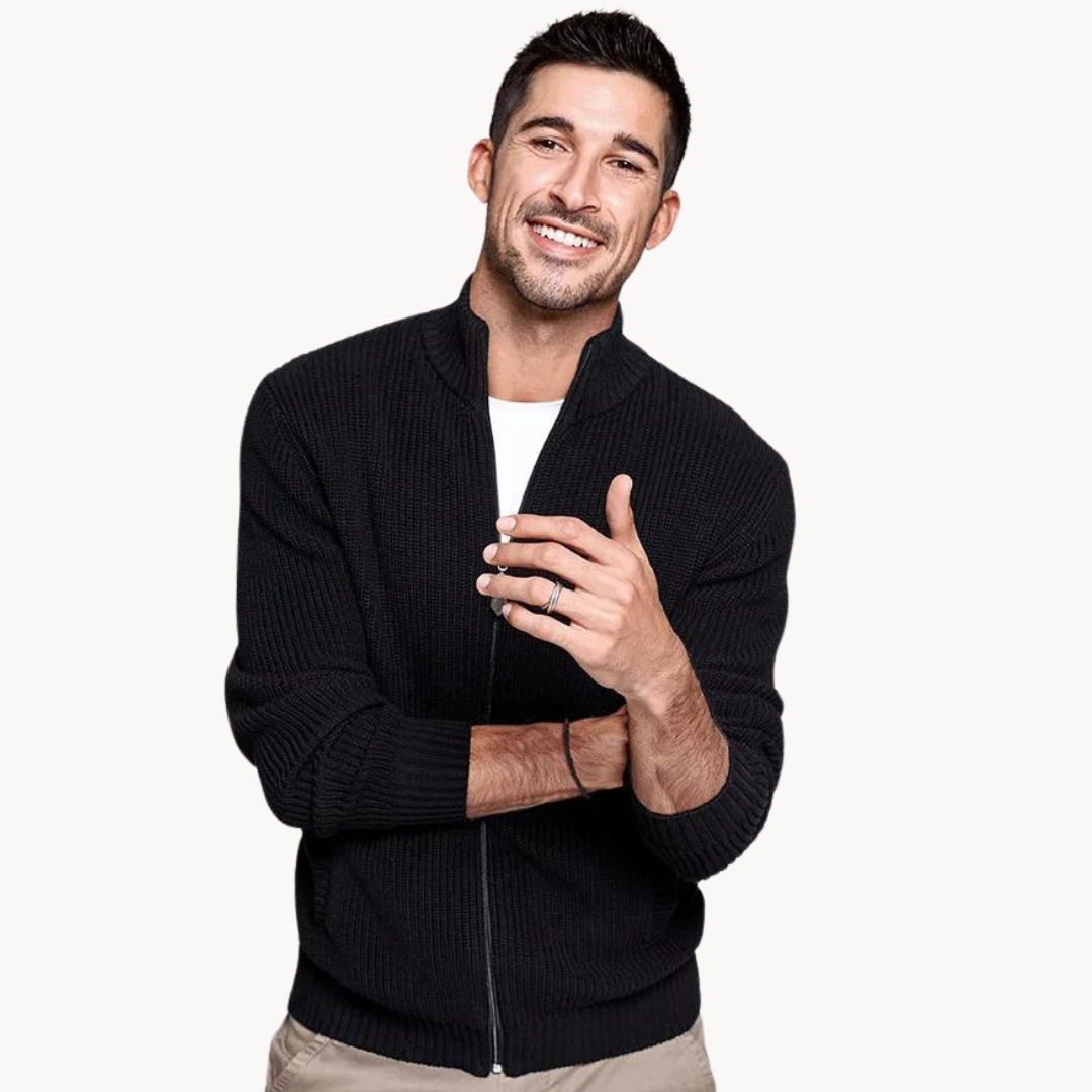 Casual Zip trui voor heren voor moeiteloos comfort en veelzijdige stijl | Jace