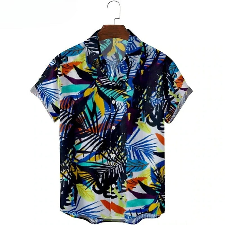 Heren Shirt | Elegant | Bloemenprint | Korte Mouw | Zomer