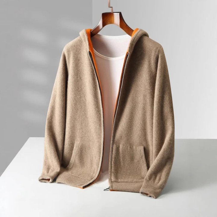 Heren Hoodie | Oversized | Omkeerbaar | Met Rits