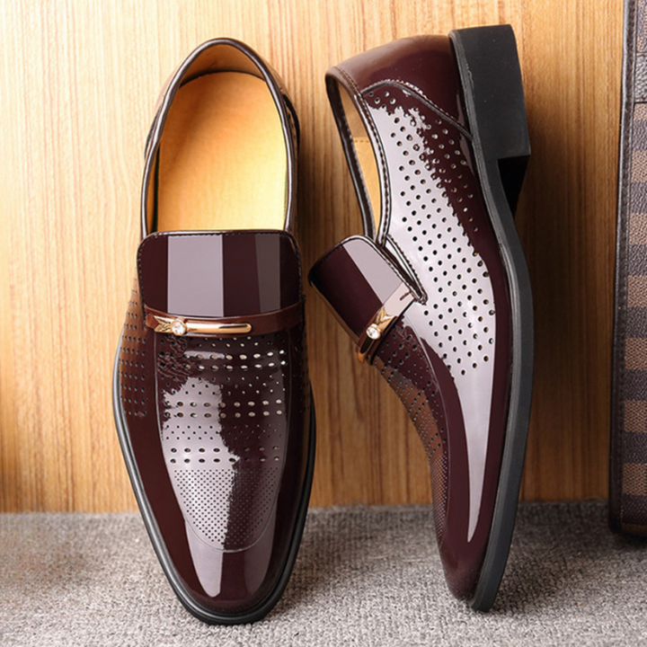Schoenen Heren | Elegante Loafers | Stijlvolle Glanzende Look