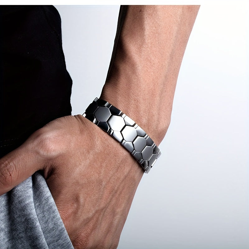 Heren Armband | Titanium Staal | Waterdicht & Verstelbaar | Stijlvol Design