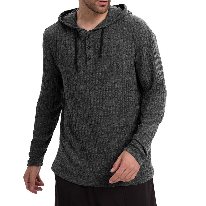 Heren Overhemd | Stretch & Kleurblokken | Capuchon & Knoopdetail | Casual & Sportief