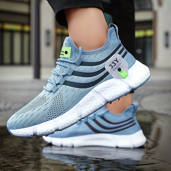 Heren Sportschoenen | Ultralicht & Ademend Mesh | Popcorn TPR Zool | Voor Gym & Hardlopen – All-Season