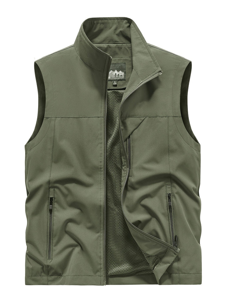 Heren Sportvest | Lichtgewicht & Ademend | Mouwloos Outdoor Vest | Polyester