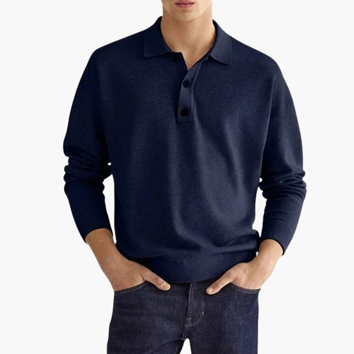 Heren Polo | Elegant | Lange Mouw | Zomer