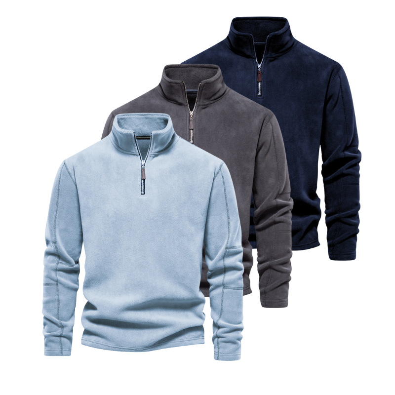 Truien Heren | Thermische Sweater | Half-Zip Staande Kraag | Winter