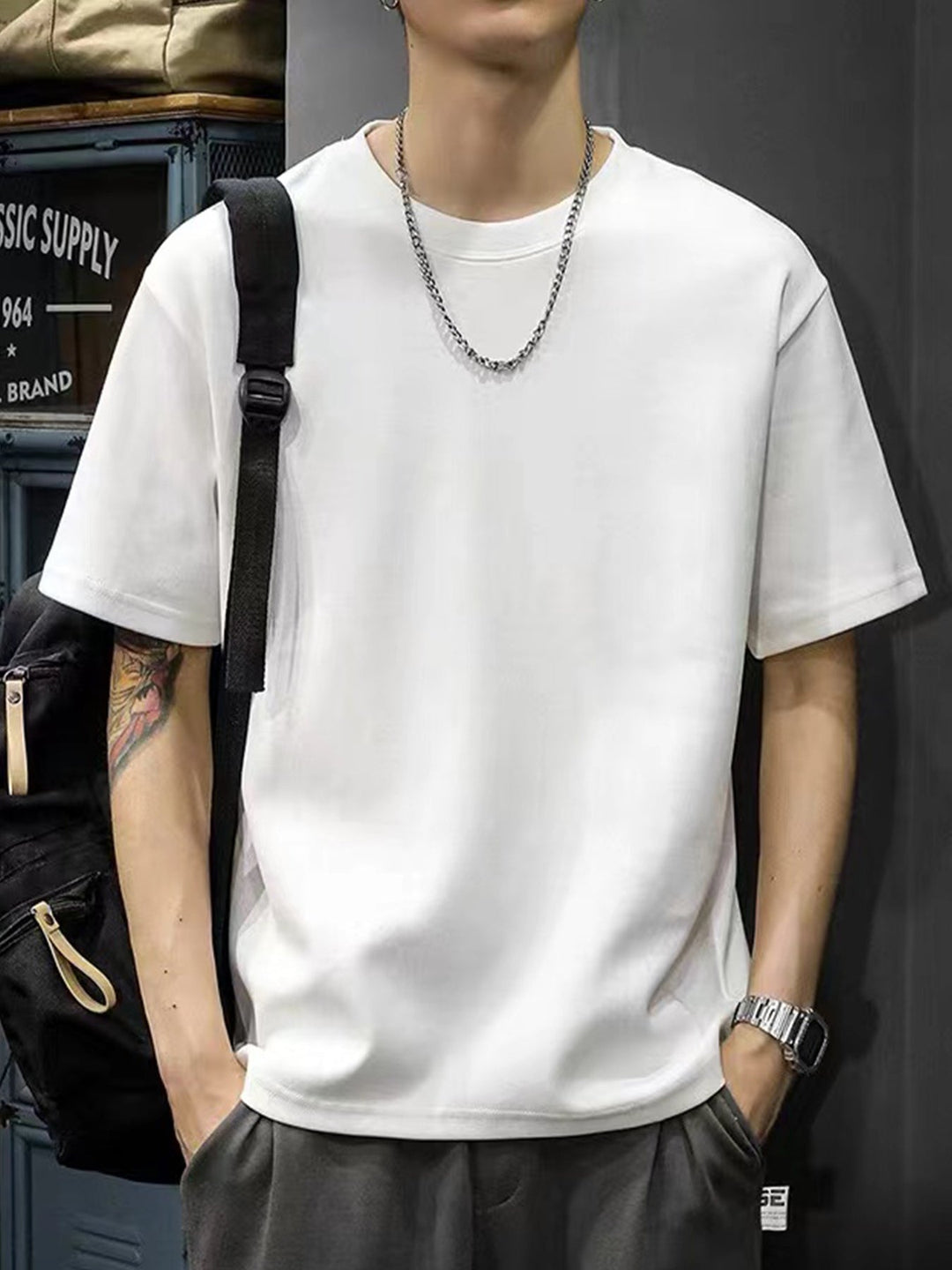 Heren T-Shirt | Oversized | Korte Mouw | Zomer