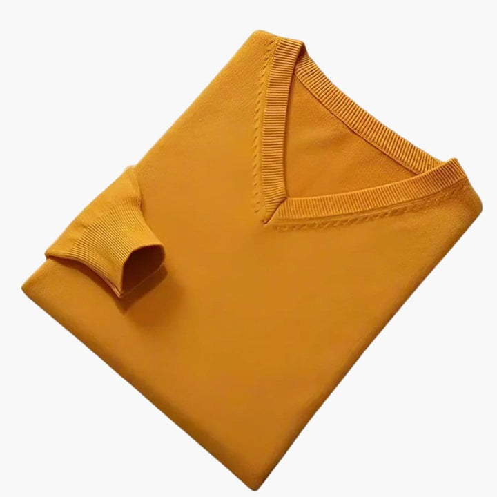 Heren Trui | Slimfit | V-hals | Herfst