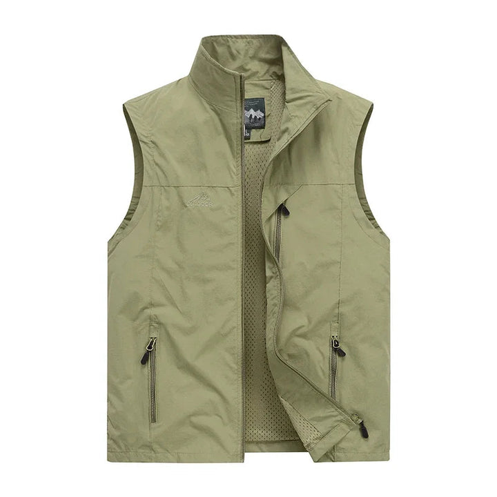 Heren Bodywarmer | Elegant | Met Rits | Zomer