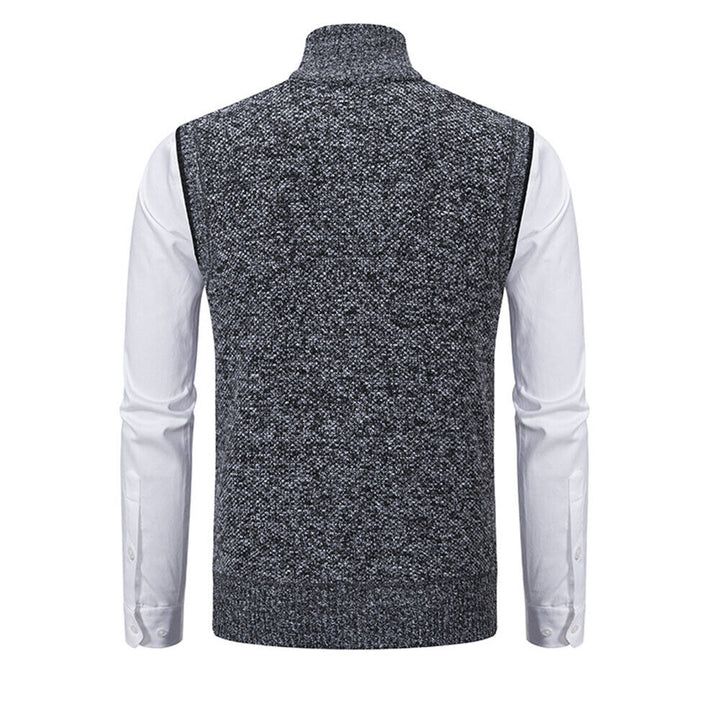 Truien Heren | Klassieke Gebreide Sweater met Rits | Zachte Stof