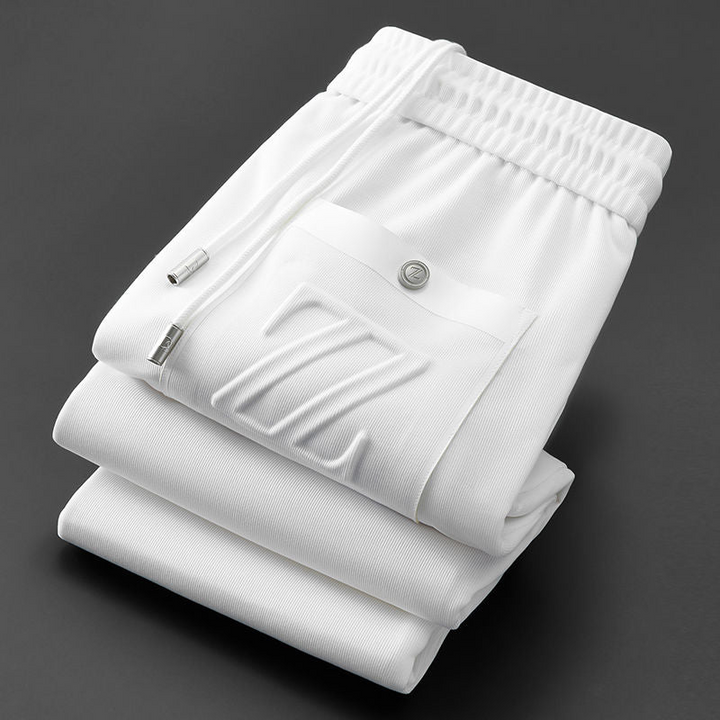 Luxe zijden joggerbroek voor heren met ultiem comfort en moeiteloze elegantie | Xavi