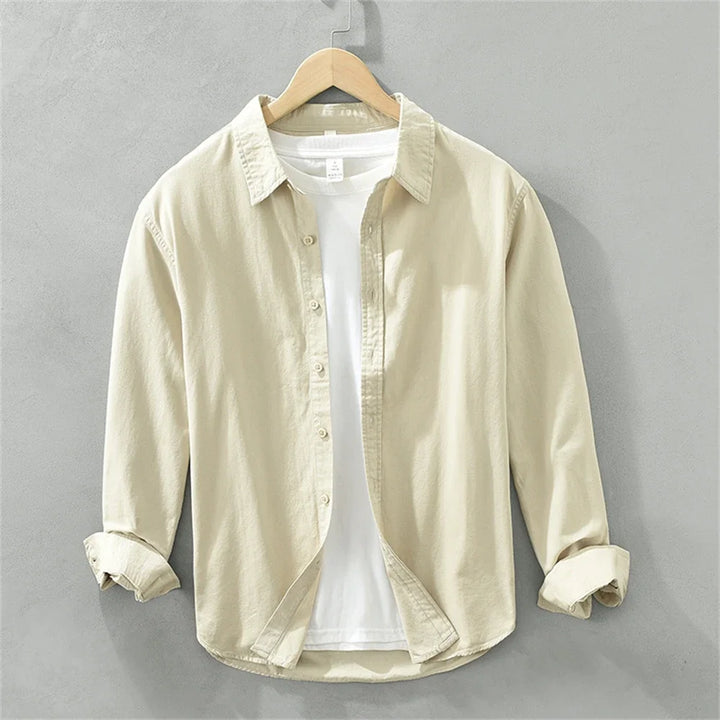 Heren Overhemd | Button Overhemd | Lange Mouwen | Minimalistisch