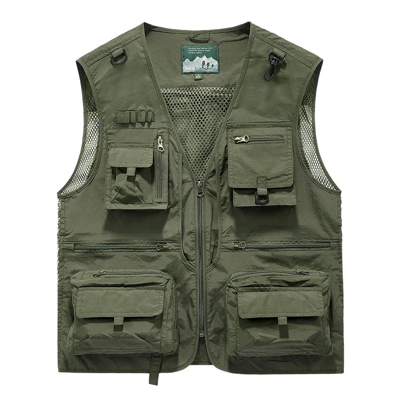 Heren Bodywarmer | Cargo | Met Rits | Zomer