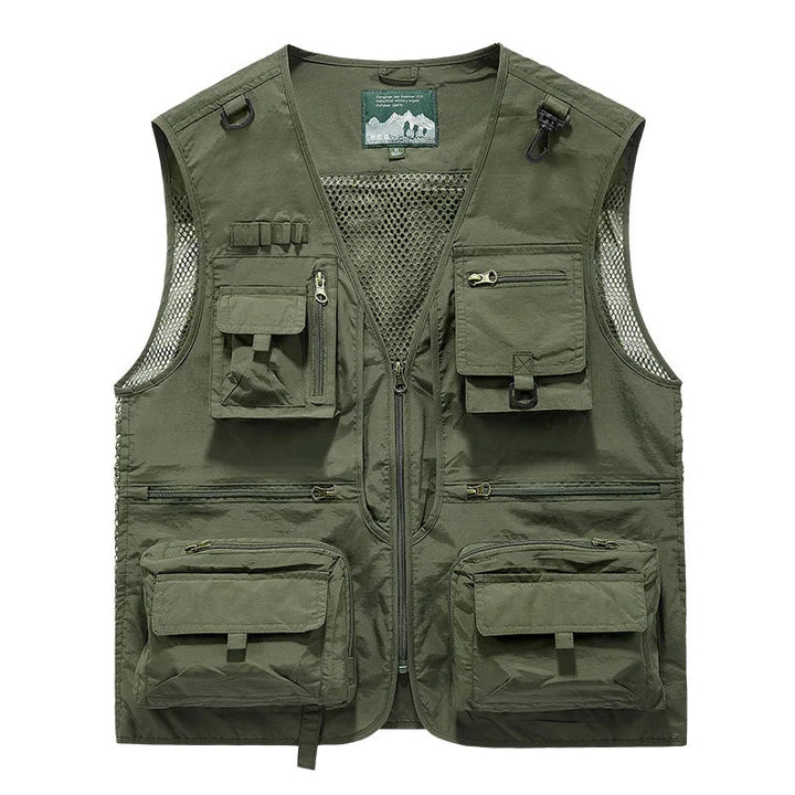 Heren Bodywarmer | Cargo | Met Rits | Zomer