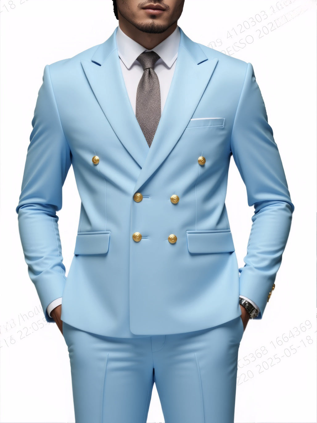 Heren Pak 2-Delig | Slim Fit | Double Breasted | Elegant & Formeel