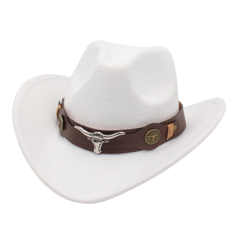 Cowboy Hoed | Klassiek Model | Vegan Leer & Gevlochten Kinband | Verstelbaar Design