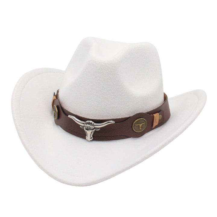Cowboy Hoed | Klassiek Model | Vegan Leer & Gevlochten Kinband | Verstelbaar Design