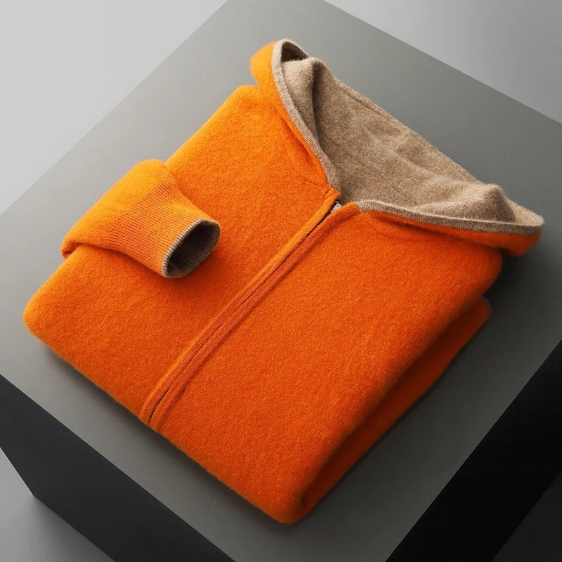 Heren Hoodie | Oversized | Omkeerbaar | Met Rits