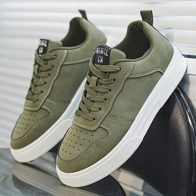 Sneakers Heren | Ademend & Comfortabel | Lage Sportschoenen met Veters