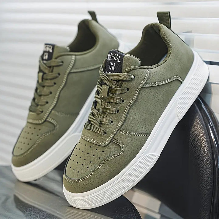 Sneakers Heren | Ademend & Comfortabel | Lage Sportschoenen met Veters