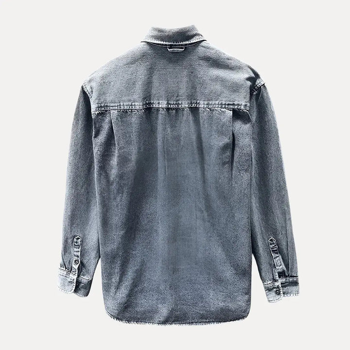 Heren Shirt | Oversized | Lange Mouw Met Knoopjes | Lente