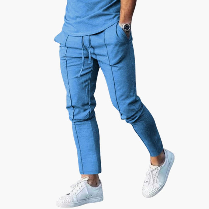 Heren Joggingbroek | Slimfit | Trekkoord | Zomer