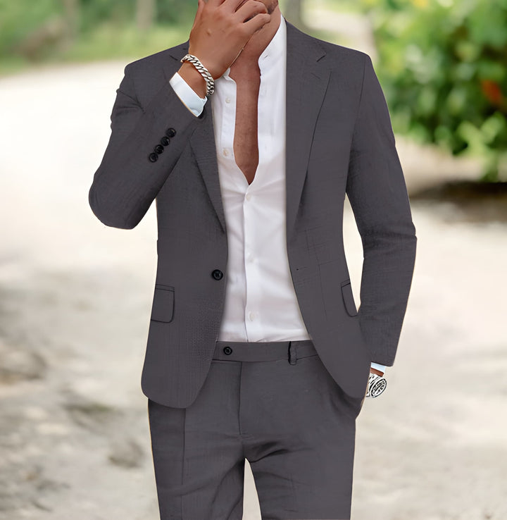 Heren Pak | Tweedelig Kleding | Slim Fit | Elegante Look