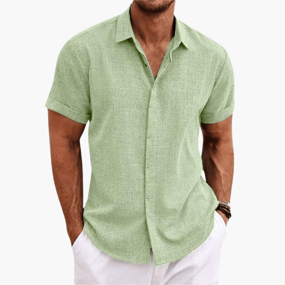 Heren Shirt | Straight | Korte Mouw | Zomer