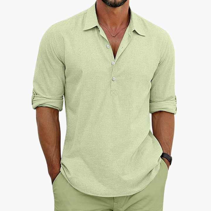 Heren Shirt | Elegant | Lange Mouw | Zomer