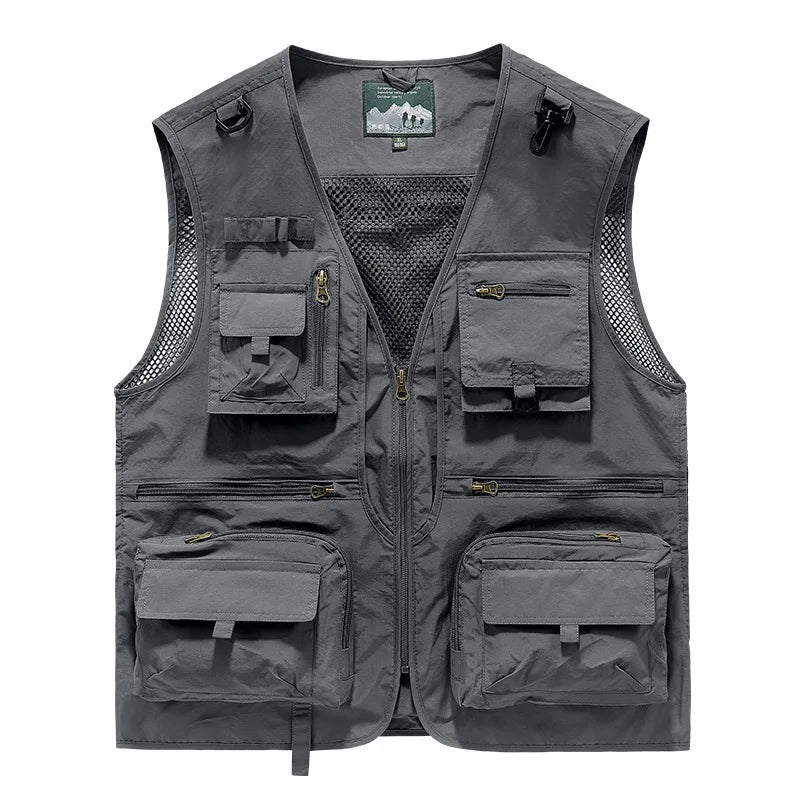 Heren Bodywarmer | Cargo | Met Rits | Zomer