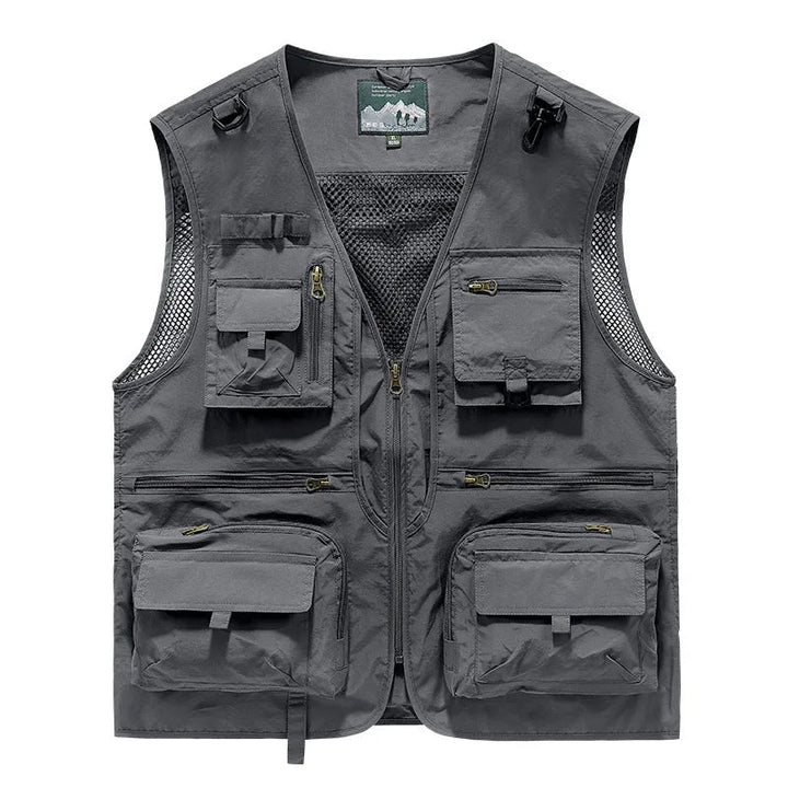 Heren Bodywarmer | Cargo | Met Rits | Zomer