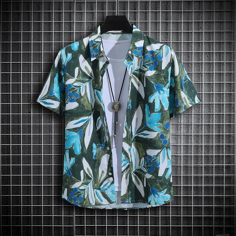 Heren Shirt | Tropisch | Knoopsluiting | Zomer