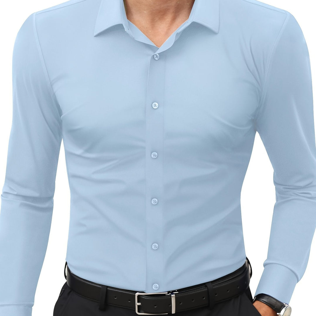 Heren Shirt | Slimfit | Lange Mouw | Zomer