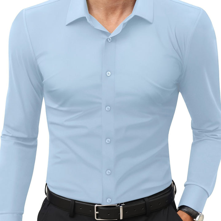 Heren Shirt | Slimfit | Lange Mouw | Zomer