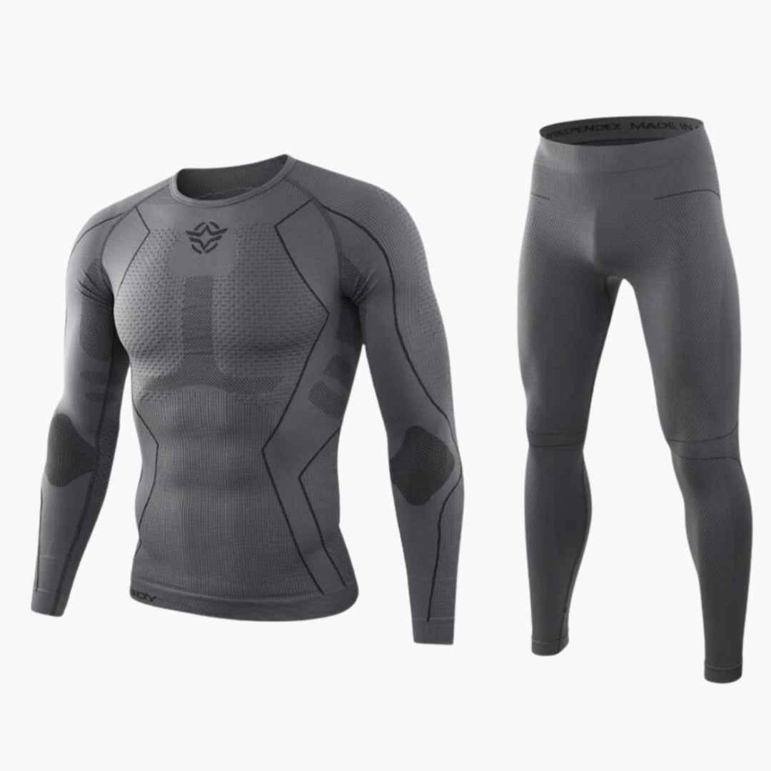 Heren Sportset | Compressiekleding | Lange Mouwen | Slim Fit