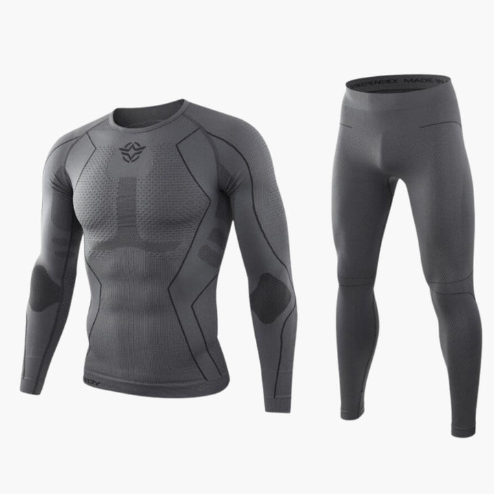 Heren Sportset | Compressiekleding | Lange Mouwen | Slim Fit