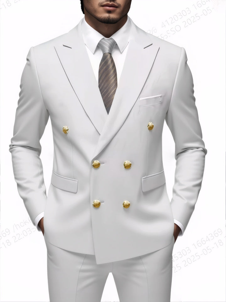 Heren Pak 2-Delig | Slim Fit | Double Breasted | Elegant & Formeel