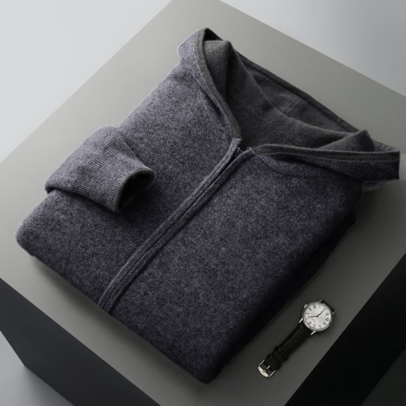 Heren Hoodie | Oversized | Omkeerbaar | Met Rits