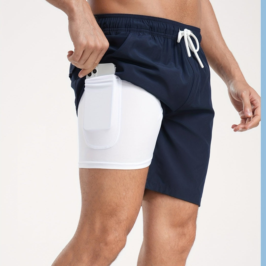 Heren Strandshort | Sneldrogend & Lichtgewicht | Ademend Comfort voor Zomer & Sport